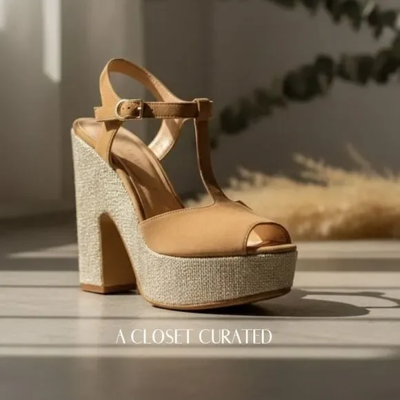 Anthropologie Sandals 8 - Picture 1 of 11